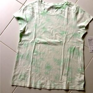 NWT Athleta daily crew tie die t-shirt
